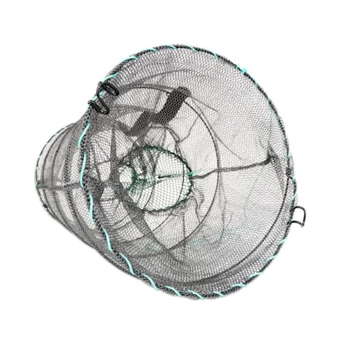 Fishing Bait Trap,2 Packs Crab Trap Minnow Trap Crawfish Trap Lobster Shrimp Collapsible Cast Net Fishing Nets Portable Folded Fishing Accessories,12.6X20.1inches