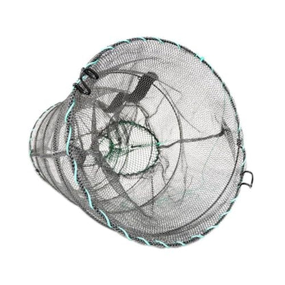 Fishing Bait Trap,2 Packs Crab Trap Minnow Trap Crawfish Trap Lobster Shrimp Collapsible Cast Net Fishing Nets Portable Folded Fishing Accessories,12.6X20.1inches