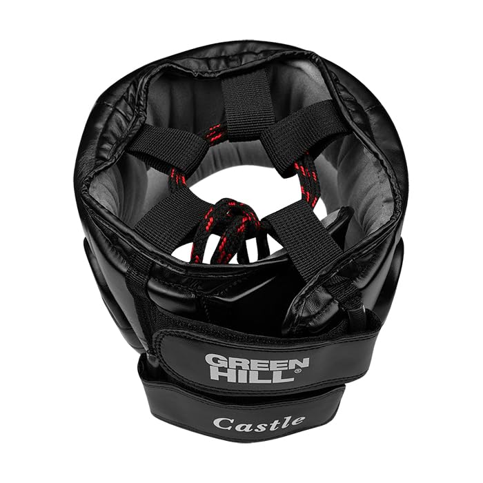 Green Hill Castle Boxing Headgear – MMA & Muay Thai Head Guard for Men & Women, Sparring & Training Gear - size: X-Large