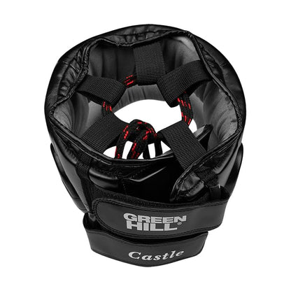 Green Hill Castle Boxing Headgear – MMA & Muay Thai Head Guard for Men & Women, Sparring & Training Gear - size: X-Large