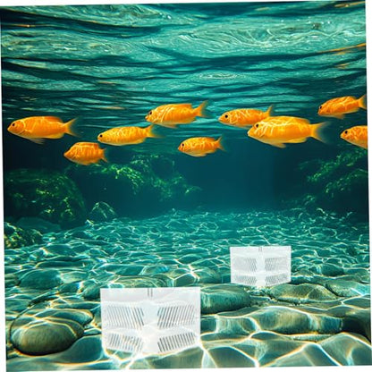 Hemoton Aquarium Divider Acrylic Grid Fish Tank Pump Guards Isolation Box for Easy Setup
