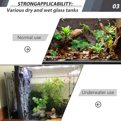 17.7x11.8in Rock Terrarium Background,3D Reptile Tank Background Board,Amphibian Stereo Backdrop Wall,Lizard Snake Gecko Spider Fish pet silo Background Decorative Panel(Paleyellow) - color: Paleyellow-17.7"*11.8"（1pcs）
