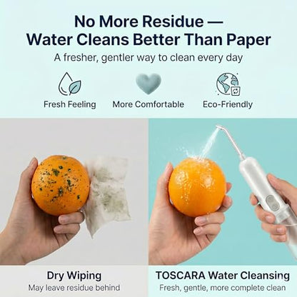 Portable Bidet Sprayer 140ml – Compact Handheld Travel Bidet Bottle for Personal Hygiene & Camping – Adjustable Gentle Water Spray, Lightweight & Easy to Carry for Fresh Cleaning Anywhere.