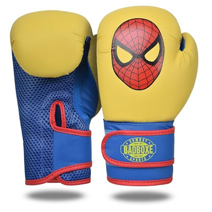 Boxing Gloves 6oz | Boxing Gloves for Kickboxing Muay Thai MMA | Bag Gloves for Punching Bag - color: Yellow