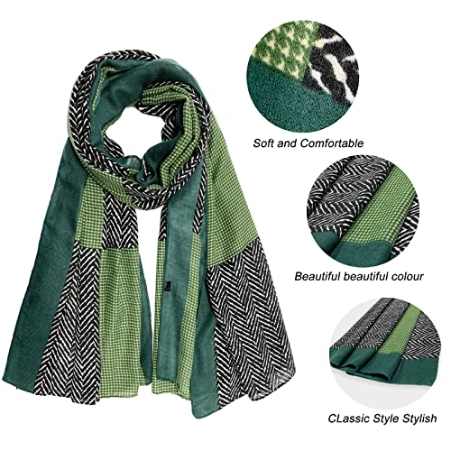 FINIZO Women's Fashion Scarves, Lightweight Cotton Blend Neck Scarves - color: 24