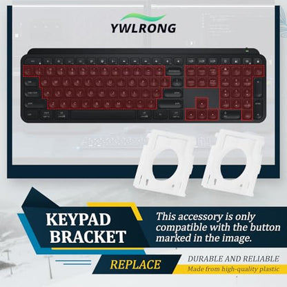 2PCS for Logitech MX Keys Keyboard Hinges Mechanical Keyboard Key Support Brackets Compatible with Logitech MX Keys Keycap Hinge Clips Replacement Accessories
