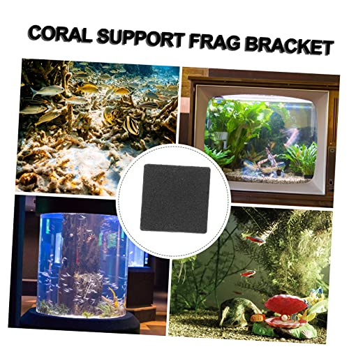 Toddmomy 10pcs Base Mount Support Bracket Ceramic Base for Fish Aquarium Freshwater Tank