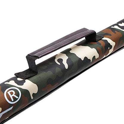 Foldable Fishing Rod Bag 45-Inches Durable Fishing Tackle Bag Storage Bag Portable Rod Tubes Rod Cases (Suit for 2-Piece 7-Feet Rod) - color: Camo