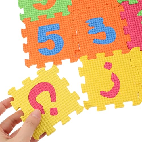 ERINGOGO 36pcs Arabic Mats Numbers Foam Puzzle Foam Playmat for Babies Baby Crawling Toys Puzzle Play ABC Kids s Arabic Letter Eva Child Floor Brick
