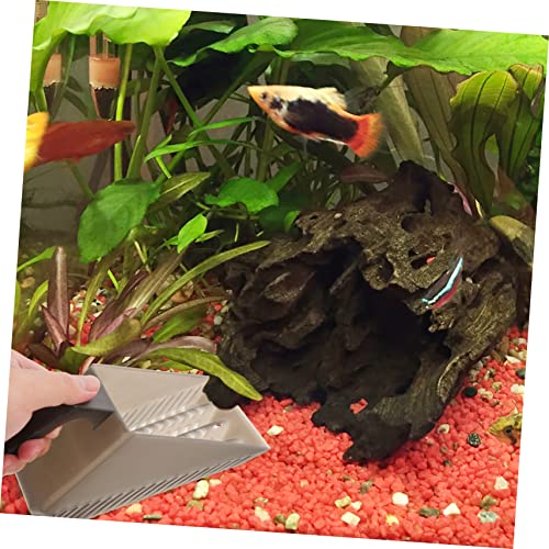 Convenient Multi-Function Fish Tank Shovel Plastic Aquarium Cleaning Tool for Sand Substrate and Sediment Removal Essential Accessory for Freshwater and Aquatic Plant Care