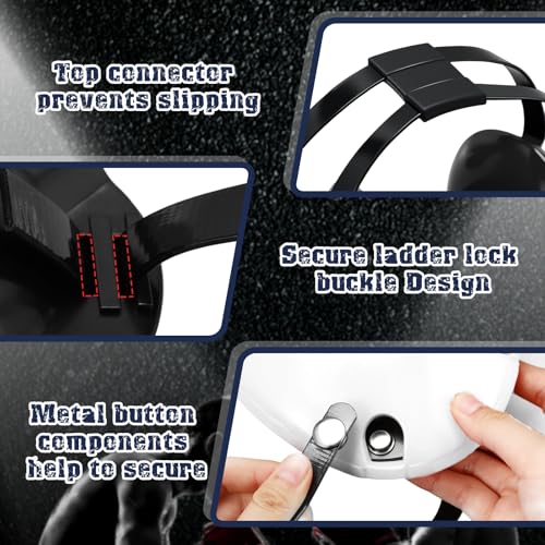Halloscume Kids Wrestling Headgear with Adjustable Ear Guard Straps MMA Jiu Jitsu Grappling Protective Headgear for Youth Adults Men Women Comfortable Training & Tournament - color: White/Black