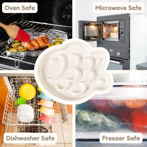 Elevated Slow Feeder Cat Bowl with Stand, 6.3''Ceramic Fish Maze Cat Food Bowl, Raised Whisker Friendly Wide Shallow Cat Dish for Wet & Dry Food, Non Slip Puzzle Feeder for Cats & Small Dogs (White) - color: White with Stand