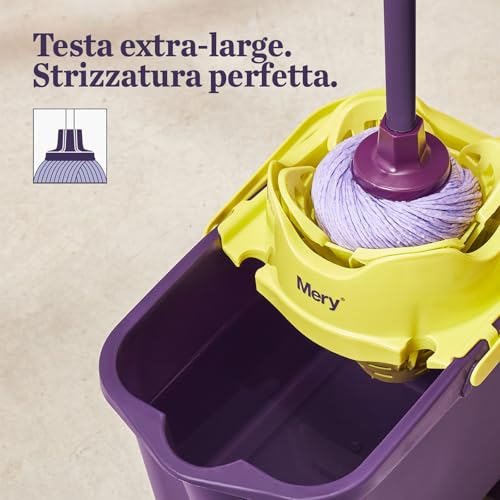 Rayen 0422.41 Mery's Microfiber Mop Microfiber Mop, Purple - size: 10,4