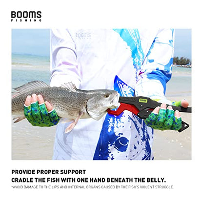 Booms Fishing G05 Lip Gripper Saltwater, 9.4" Plastic Catfish Grippers Pliers, Grabber Tool With Lanyard, Grips for Kayak Fishing Accessories, Great Holder for Caught Fish - color: Red