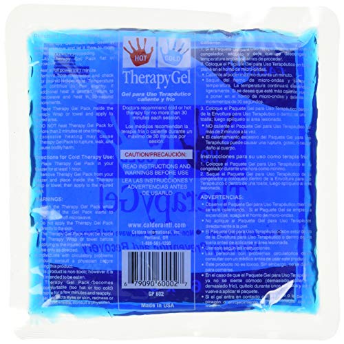 Caldera Hot & Cold Therapy Gel - 6" x 6" (Pack of 4) - size: 6x6 Inch (Pack of 4)