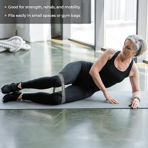Power Systems Versa Loops Commercial Grade Resistance Bands 10 Pack Color Coded Exercise Loop Bands for Strength Training Physical Therapy Home Gym - style: Extra Light