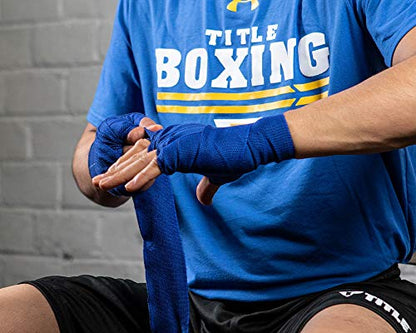 Title Boxing Elastic Mexican Hand Wrap, Royal, 180"