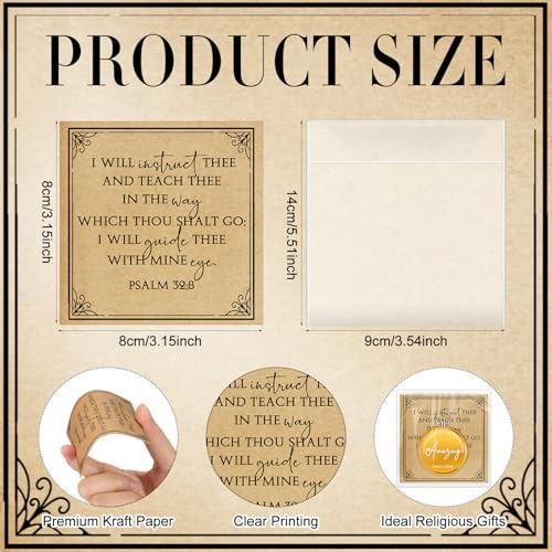 Kingdder 36 Sets Christian Compass Bulk Religious Gifts - color: Gold