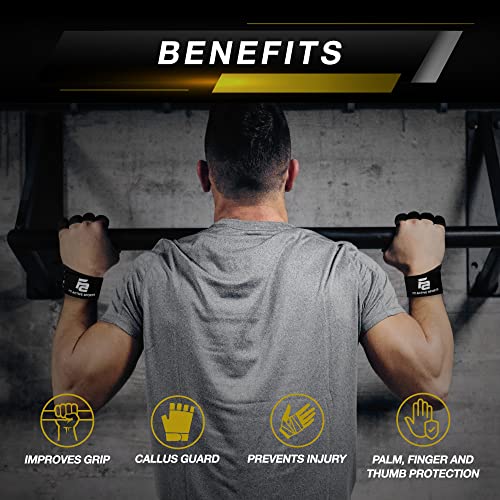 Fit Active Sports New Ventilated Weight Lifting Workout Gloves with Built-in Wrist Wraps for Men and Women - Great for Gym Fitness, Cross Training, Hand Support & Weightlifting. - size: Small