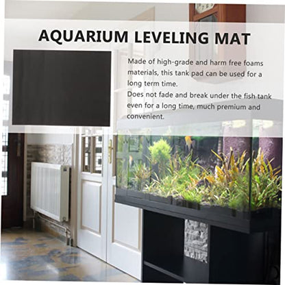 TOYANDONA Thickened Fish Tank Mat Non-Skid and Shockproof Aquarium Base Pad Bottom Mat for Fish Tanks for Leveling and Insulation