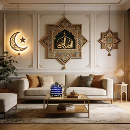 Ramadan Advent Calendar Ramadan Countdown Calendar Mubarak Islamic centerpieces decorations for Table Office Home Eid Advent Days Gift