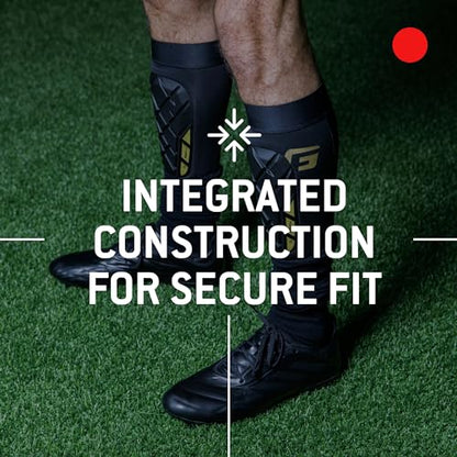 G-Form Pro-S Elite X Shin Guard - Athletic Safety Gear - Protective Sports Shin Guards for Soccer & More - size: Adult XL