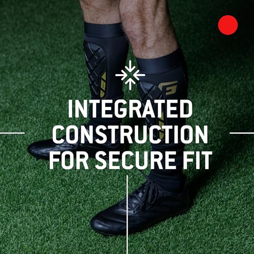 G-Form Pro-S Elite X Shin Guard - Athletic Safety Gear - Protective Sports Shin Guards for Soccer & More - size: Adult XL