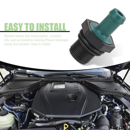 1 PC Automotive Crankcase Ventilation Valve, PCV Check Valve, Replaces OEM #11810-6N202 11810-EA200 11810-6N201 11810-53J00 Quick-modification Accessories, for Nissan Infiniti (Black & Green)