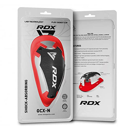 RDX Groin Cup for MMA, Boxing, Training and Muay Thai, Protector Shield with Tri Ventilated Holes for Air Flow Used for Men Kickboxing, BJJ, Karate, Martial Arts, Taekwondo, BJJ, Sparring