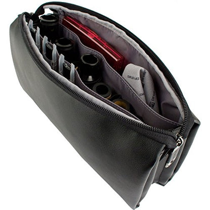Protec Multiple (6-Piece) Woodwind Mouthpiece Leather Wallet, Model WLW6 - size: Protects up to 6 Mouthpieces, style: Leather Wallet
