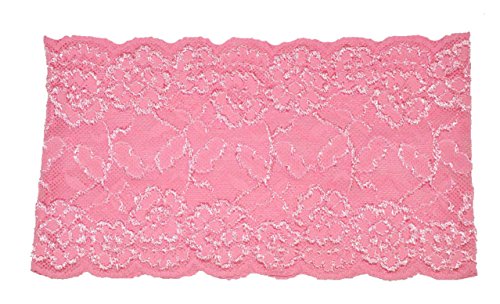Zaffron Women's Lace Under Hijab Headband Pink - color: Pink