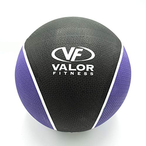 Valor Fitness 무게감 있는 의료용 볼 휴대용 고무 중간 볼 무게 코어 밸런스 복부 운동 장비 홈 체육관 운동 - color: 6.8kg(15파운드) 볼