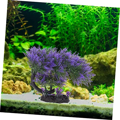 PRETYZOOM Simulated Pine Tree Aquarium Decoration Vivid Model Artificial Tree for Fish Tank Realistic Pine Tank Supply Easy Care Aquarium Decor