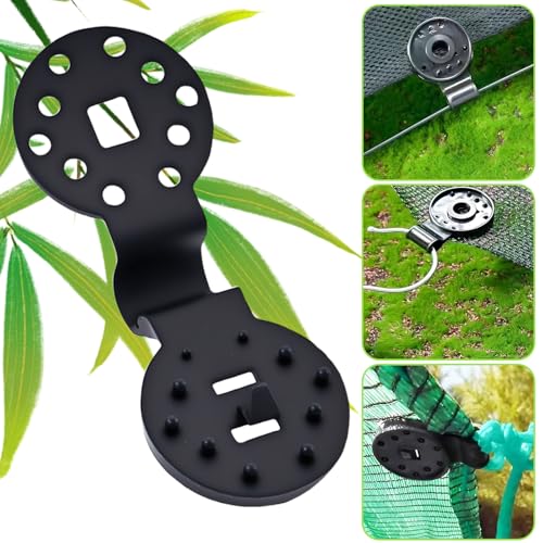 50 Pack Heavy Duty Shade Cloth Clips – Lock Grip Plastic Clips for Sun Shade Net, Tarp Clips, Anti Bird Netting, Garden Mesh Fasteners, Greenhouse & Fabric Accessories