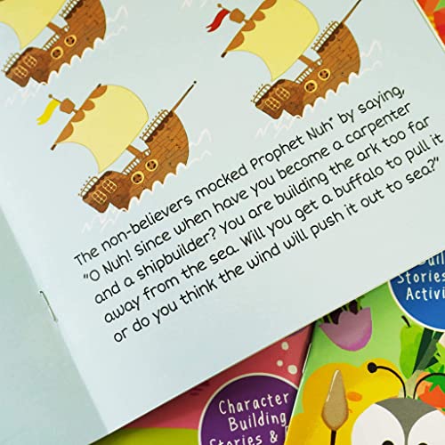 The Prophets of Islam Activity 8 Books Children Collection (Prophet Muhammad and the Crying Camel, Prophet Adam and Wicked Iblis, Prophet Nuh and the Great Ark & More...)