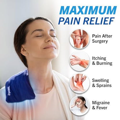 Cryo-Max Cold Pack, 8 Hour Reusable Cold Therapy Ice Pack for Elbows, Knees, Neck + More, Medium, 6" x 12" (1 Count) - size: Medium (Pack of 1), style: Medium