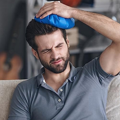 Affordtex Ice Bag 9 inches - Reusable, Durable, Cold Pack for Injuries, Muscle Aches, Knee Support