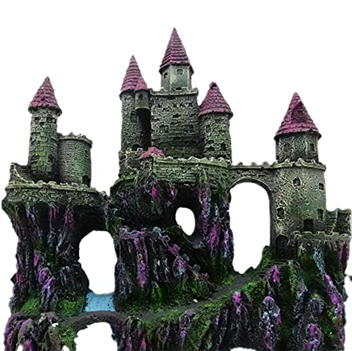 Aquarium Resin Ship Ornament,Shipwreck Fish Cylinder Decoration Rockery is Suitable for Fresh Water Seawater Aquarium Decoration