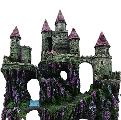 Aquarium Resin Ship Ornament,Shipwreck Fish Cylinder Decoration Rockery is Suitable for Fresh Water Seawater Aquarium Decoration