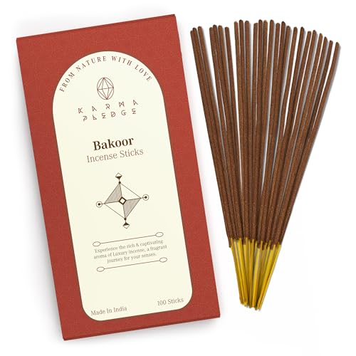 KarmaPledge Bakhoor Incense Sticks, Burn Time 45-60 Min, 100 Sticks - color: Bakoor