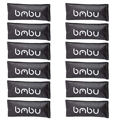 bmbu Charcoal Shoe Deodorizers - Activated Natural Bamboo Air Purifying Bag Insert for Sneakers Oder Eliminator Mini Bags -Absorber/Freshener for Gym Bag,Drawer,Closet,Car,Home, Cat Litter