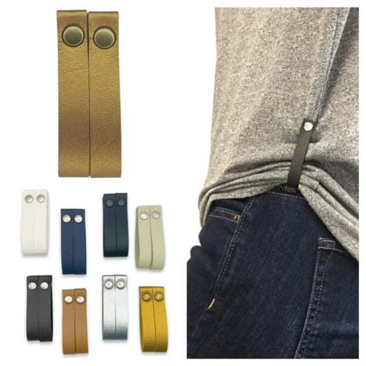 Magnetic Shirt Accessories, Clothing Cinch Clips, T-Shirt Clips, 1 Pair (2 Clips) (Gold) - color: Gold