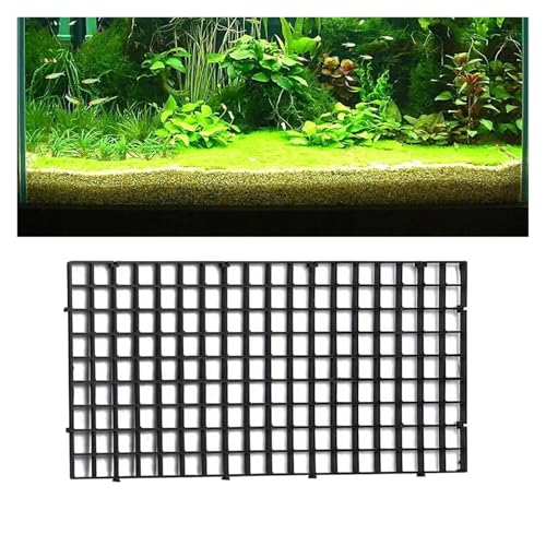 1pcs Bottom Filtration Grid Large Black Segregation Board for Aquarium Plastic Net Hatchery Fish Box Fish Net Pet Supplies