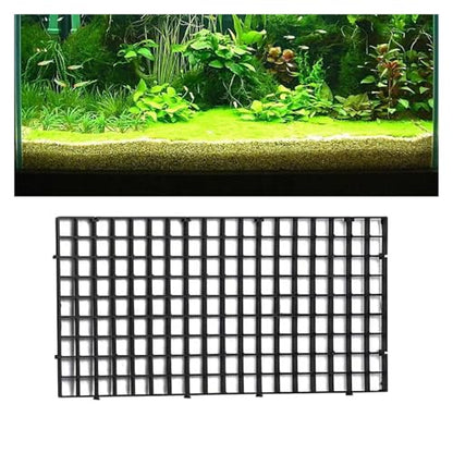 1pcs Bottom Filtration Grid Large Black Segregation Board for Aquarium Plastic Net Hatchery Fish Box Fish Net Pet Supplies