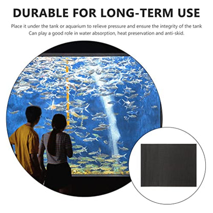 Ipetboom Aquarium Leveling Mat Thicken Non- Shock-Absorbing Pad for Fish Tank Thick Wear-Resistant Mat for Tank Bottom and Stability