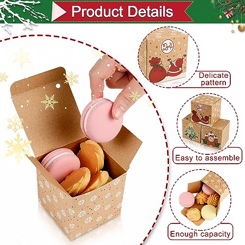 ONESING 24 Pcs DIY Christmas Advent Calendar Boxes for 2025, 24 Days Countdown Calendar Gift for Adults and Kids Christmas Cardboard Number Boxes Make & Fill Your Own Advent Calendar Boxes Lovely Xmas Kraft Papper - color: Style-C
