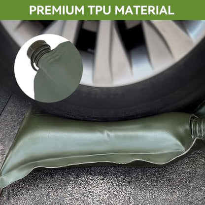 Agatige Fuel Bag for Gasoline, TPU Leakproof Portable Handheld Vehicle Oil Transfer Bag Gasoline Container for Drivers Motorcycles SUVs Road Trips (10L) - style: 10l