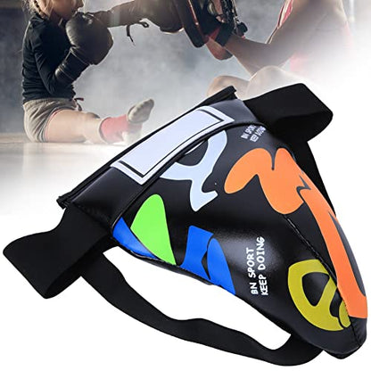 Groin Protector Boxing, Groin Guard, Boxing Body Protector, Graffiti Jockstrap Groin Guard Gear, for Boxing Sanda Taekwondo Training