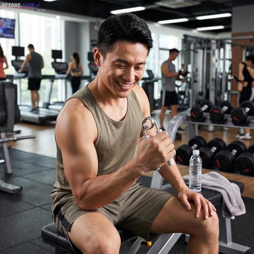 Adjustable Hand Grip Strength Trainer, Full Aluminum Alloy Handle, Grip Strength Adjustable Range 50-150 lbs