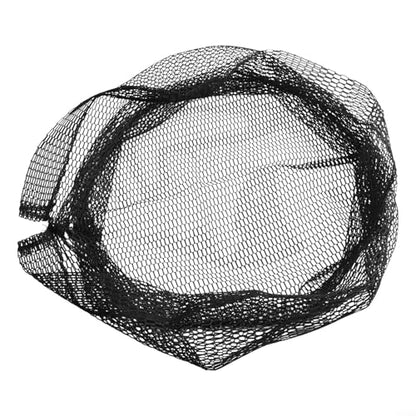 Fishing Landing Net Replacement Mesh, Nylon Netting Head for Freshwater Saltwater, Ten-Thread Weave, 30kg Load, Black, 40-50cm Diameter - size: 40cm